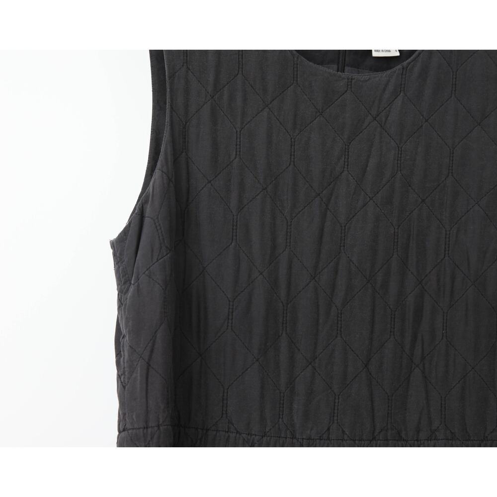 Jason Wu Quilted  cotton plain weave Dress in Black - Picture 7 of 9